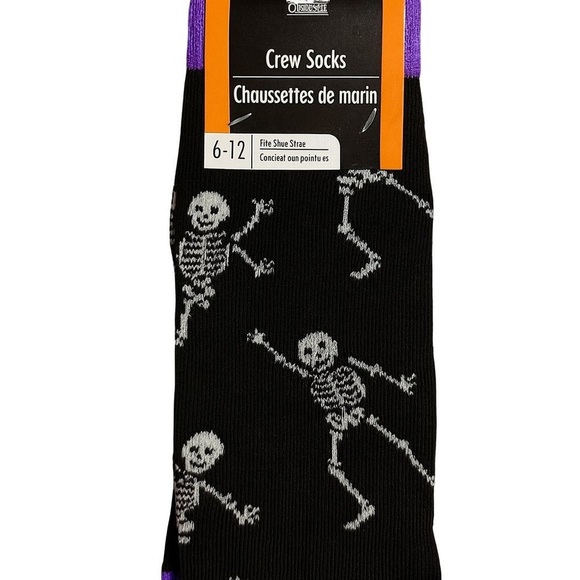 🎃🦇 Halloween Crew & Knee-High Socks Bundle (3 Pairs) 👻🧦 - Picture 6 of 6